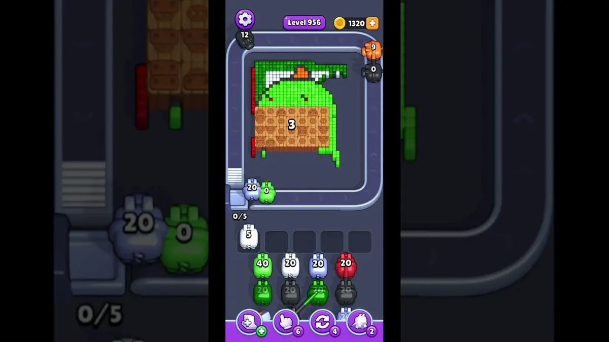 Pixel Flow Level 956 board preview