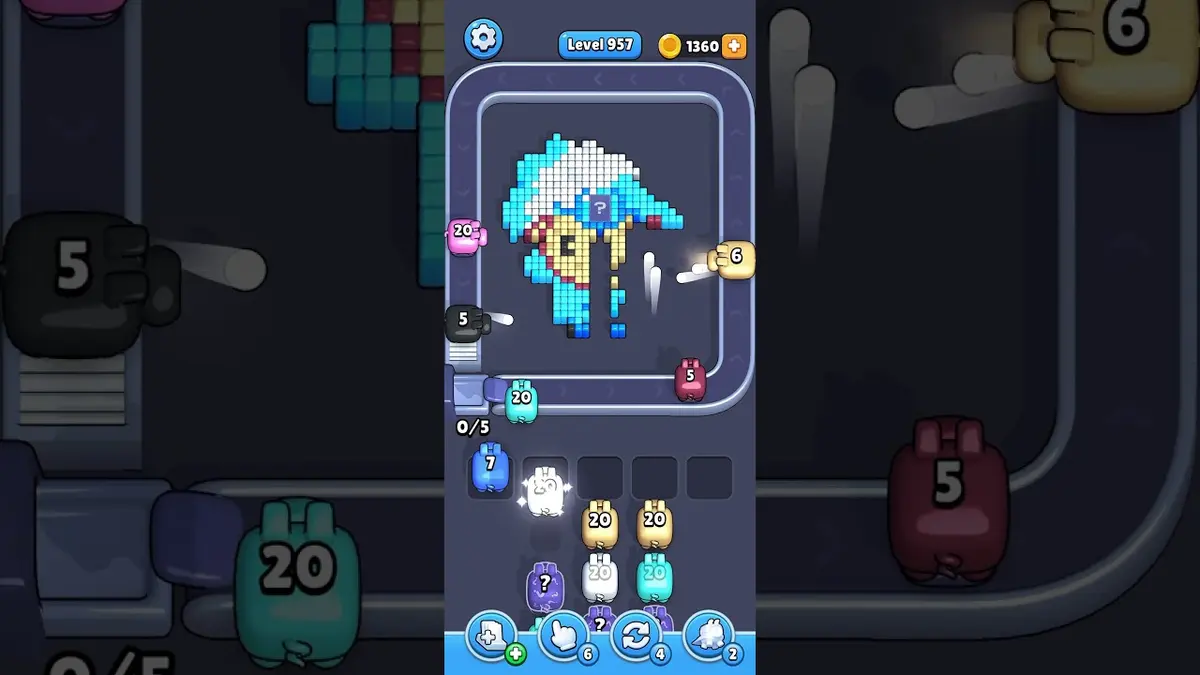 Pixel Flow Level 957 board preview