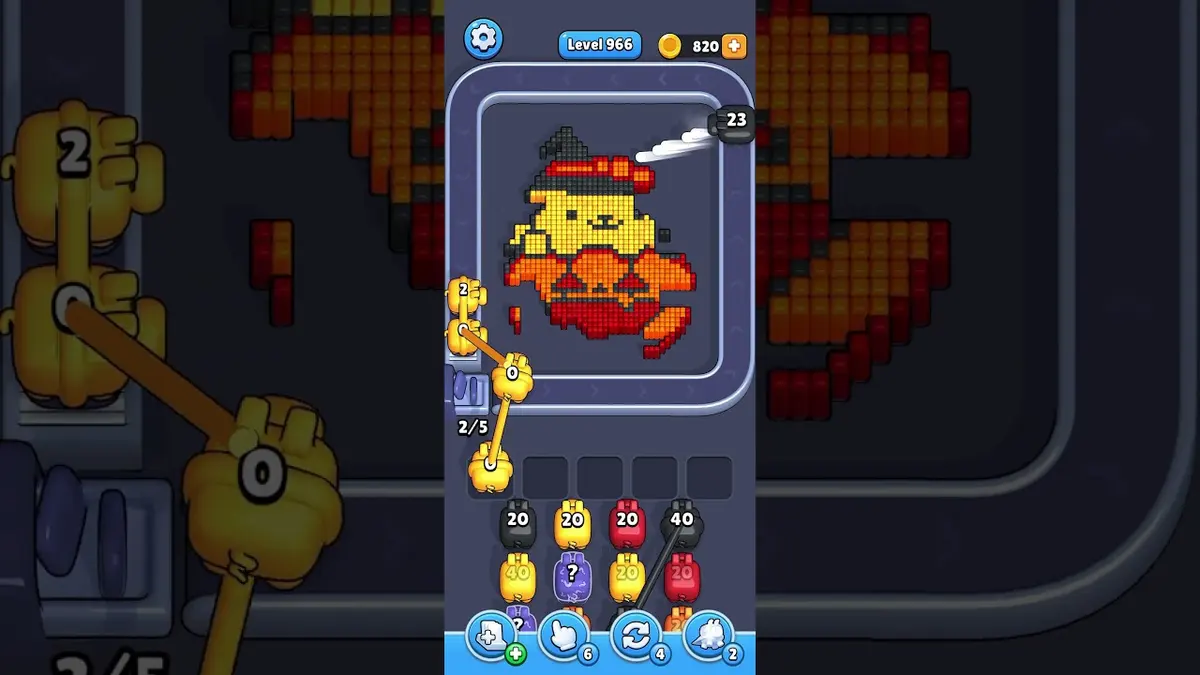 Pixel Flow Level 966 board preview
