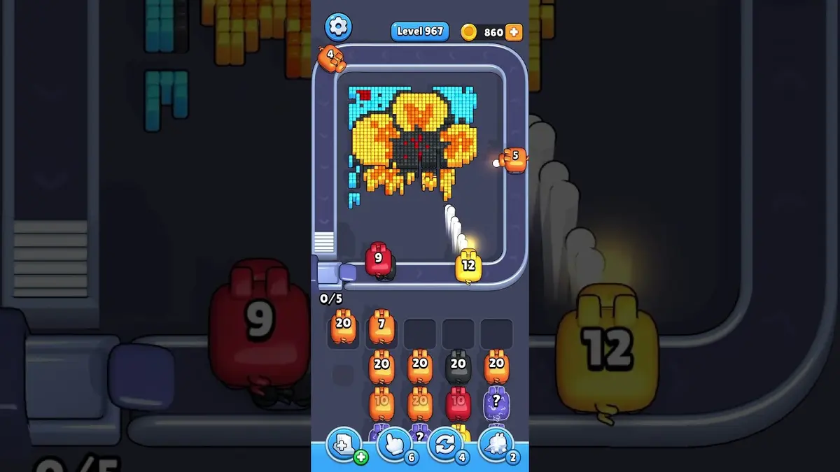 Pixel Flow Level 967 board preview