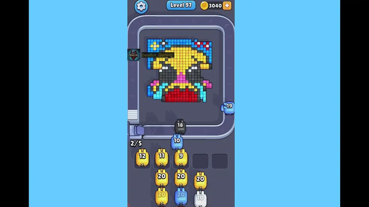 Pixel Flow Level 97 board preview