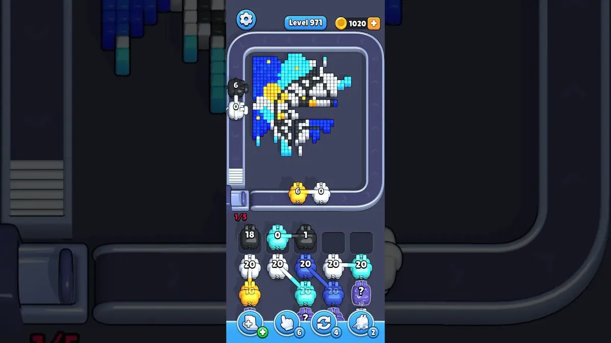 Pixel Flow Level 971 board preview