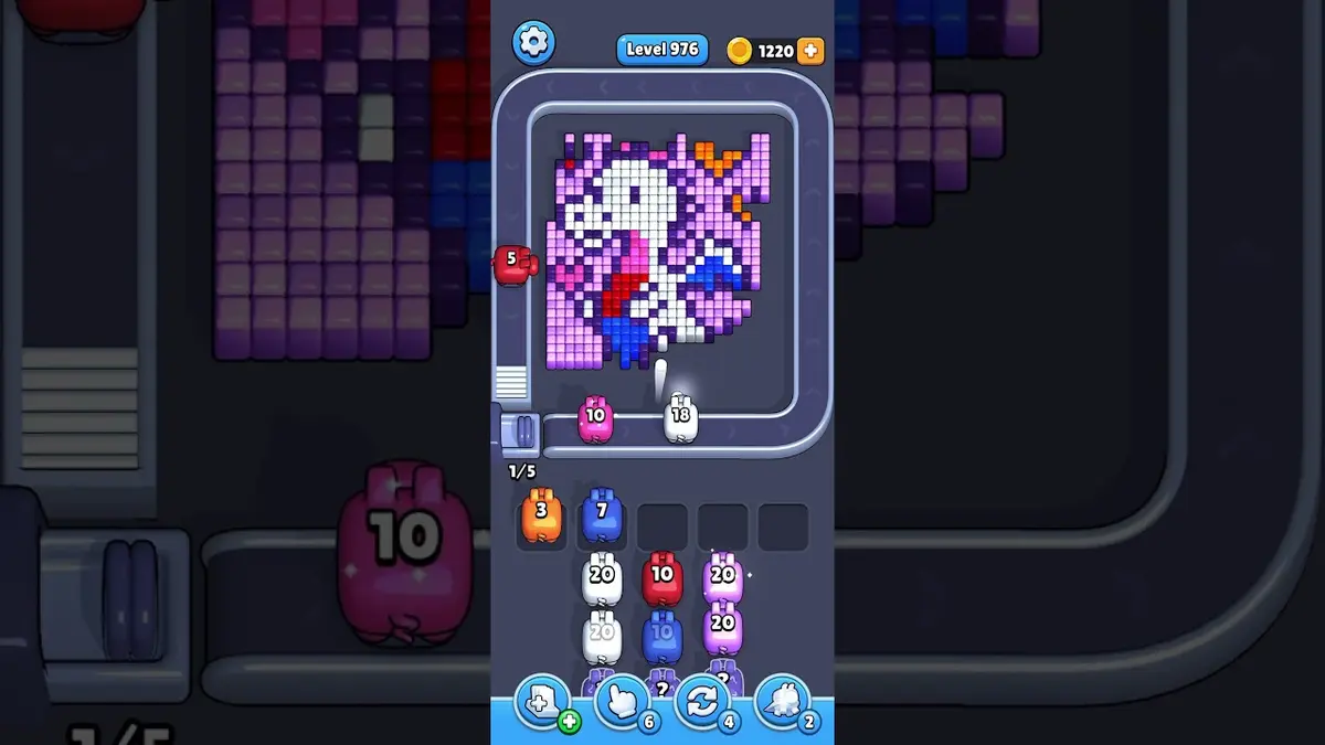 Pixel Flow Level 976 board preview