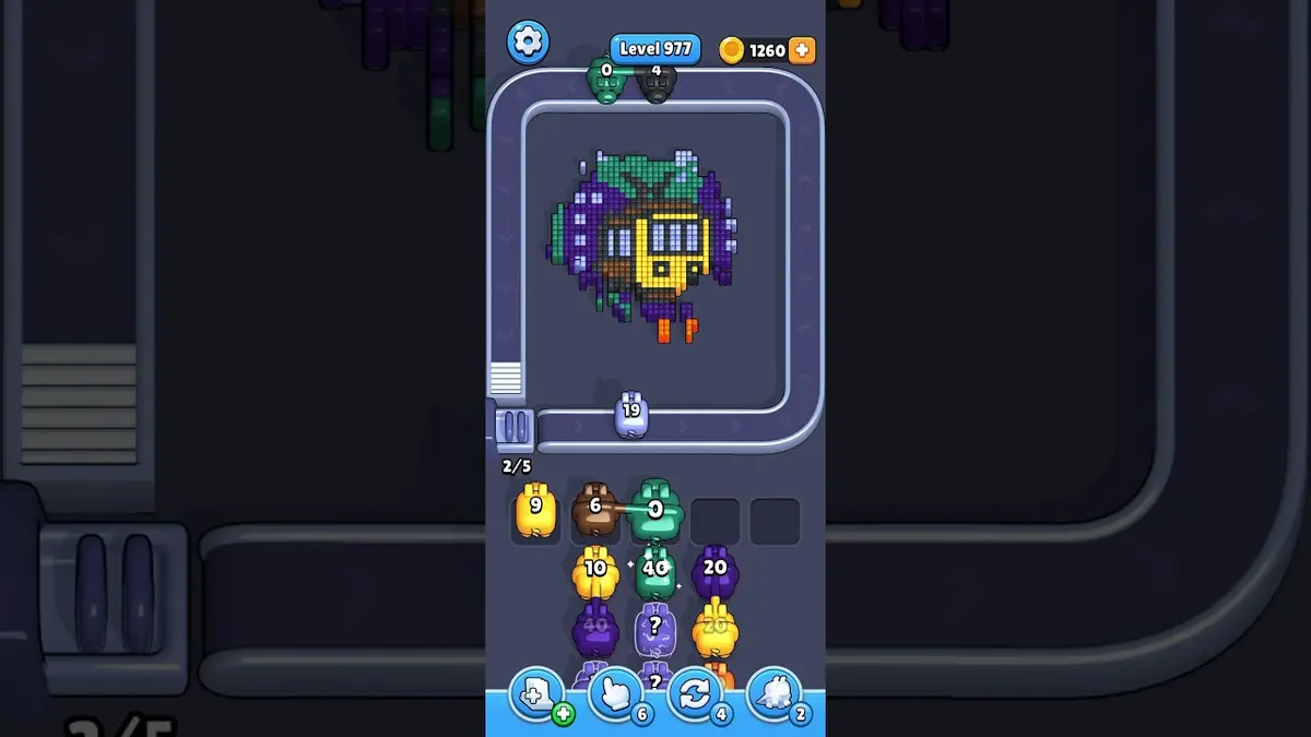 Pixel Flow Level 977 board preview