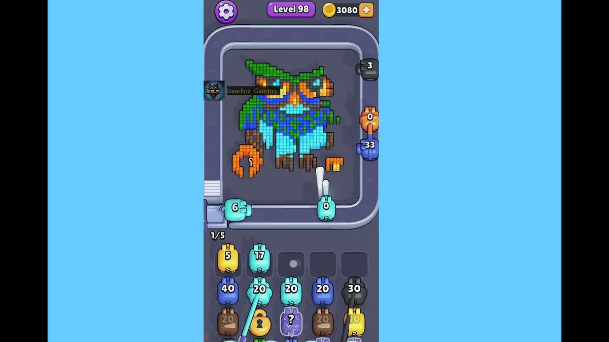 Pixel Flow Level 98 board preview