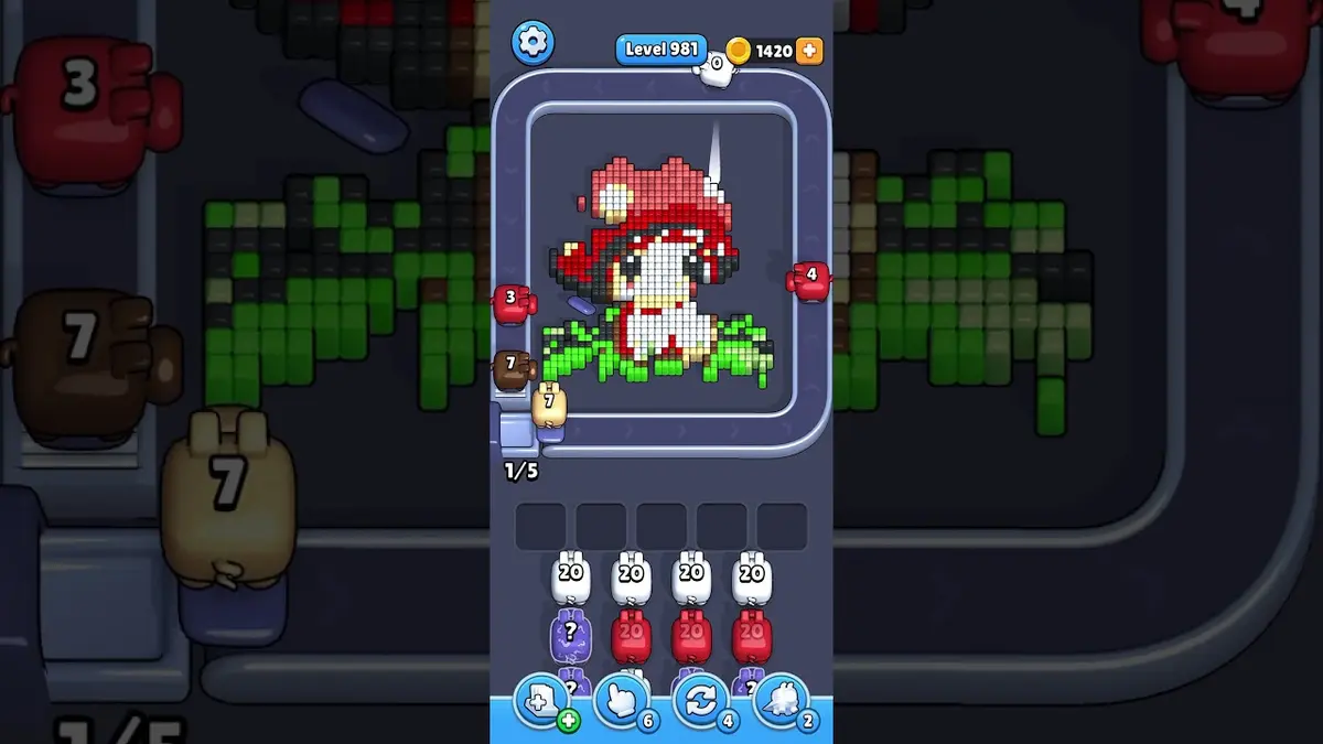 Pixel Flow Level 981 board preview