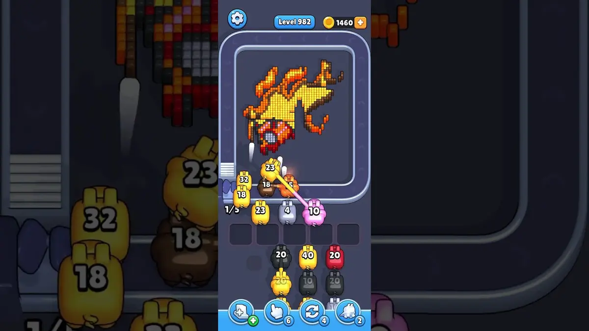 Pixel Flow Level 982 board preview