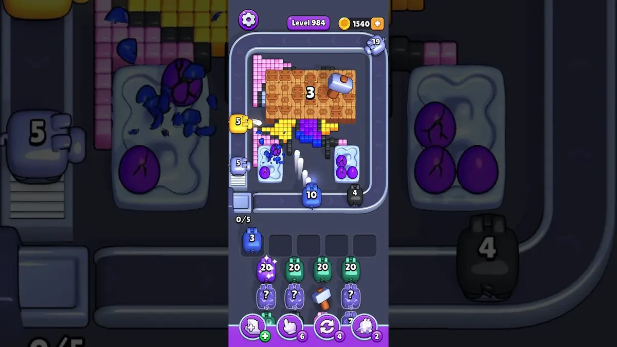 Pixel Flow Level 984 board preview