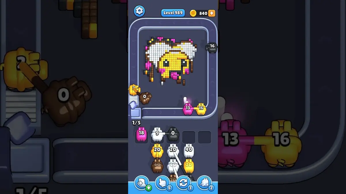 Pixel Flow Level 989 board preview