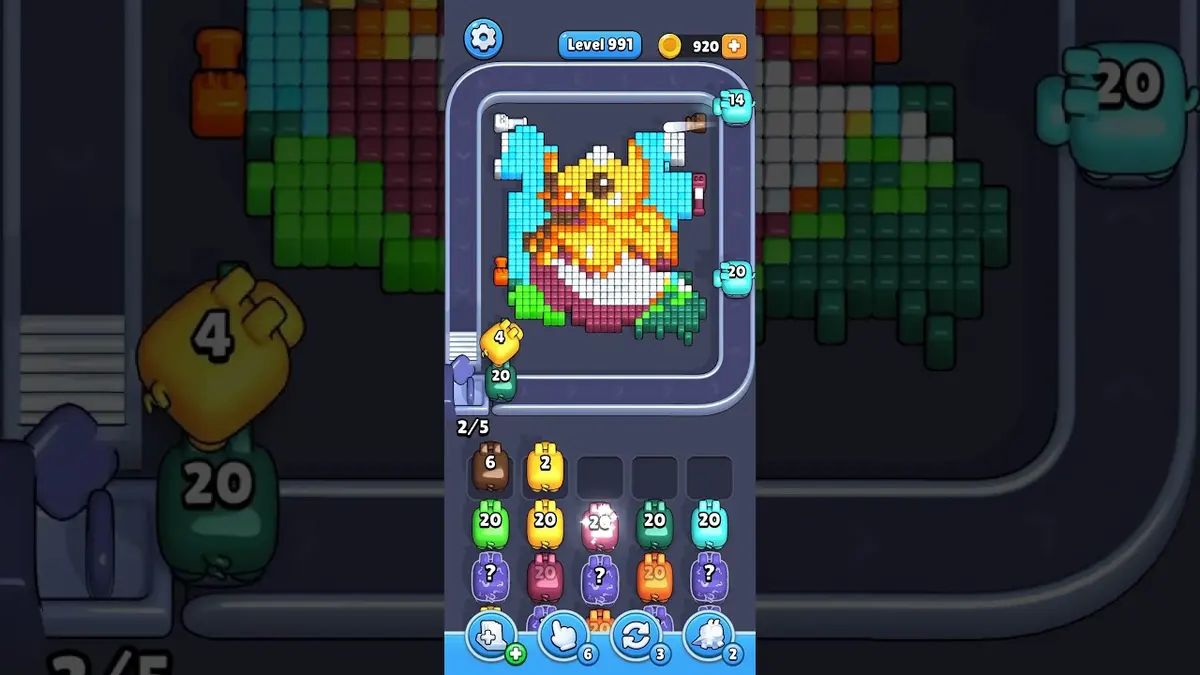 Pixel Flow Level 991 board preview