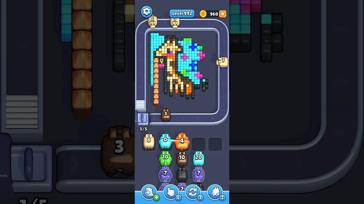 Pixel Flow Level 992 board preview