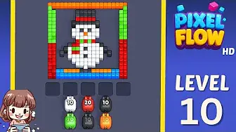 Pixel Flow Level 10 board preview