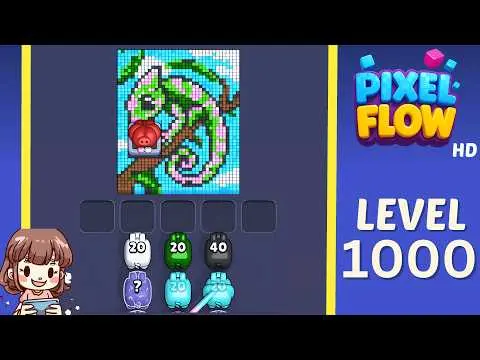Pixel Flow Level 1000 board preview