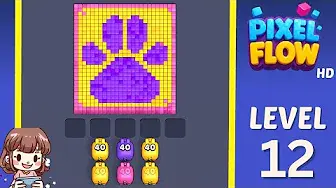 Pixel Flow Level 12 board preview