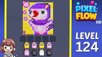 Pixel Flow Level 124 board preview