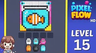Pixel Flow Level 15 board preview