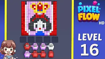 Pixel Flow Level 16 board preview