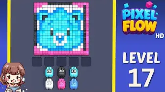 Pixel Flow Level 17 board preview