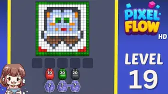 Pixel Flow Level 19 board preview