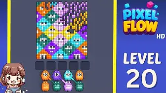 Pixel Flow Level 20 board preview