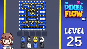 Pixel Flow Level 25 board preview