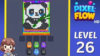 Pixel Flow Level 26 board preview