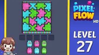 Pixel Flow Level 27 board preview