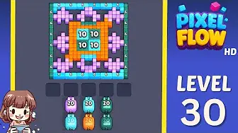 Pixel Flow Level 30 board preview