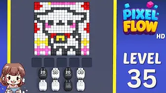 Pixel Flow Level 35 board preview