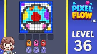 Pixel Flow Level 36 board preview