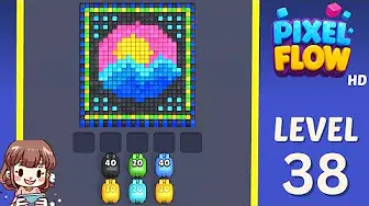 Pixel Flow Level 38 board preview