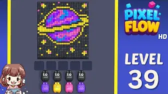 Pixel Flow Level 39 board preview