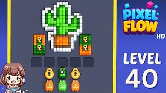 Pixel Flow Level 40 board preview