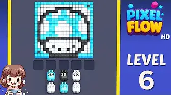 Pixel Flow Level 6 board preview