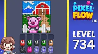 Pixel Flow Level 734 board preview