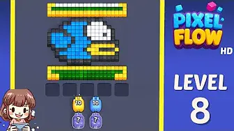 Pixel Flow Level 8 board preview